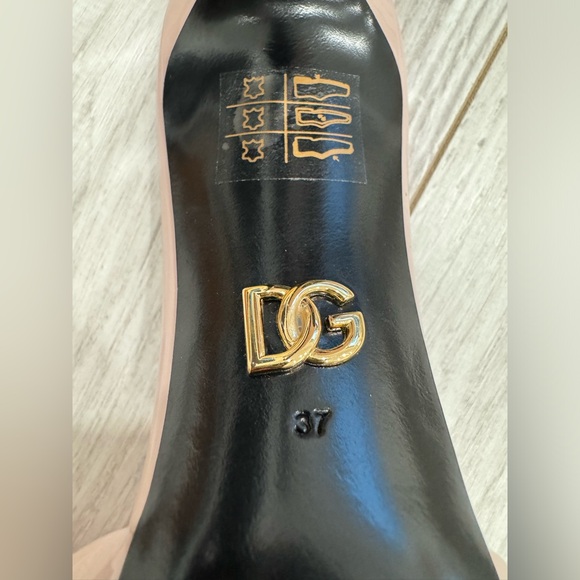 Dolce and Gabbana Vernice Patent Stiletto Mule Sandals - Picture 10 of 12